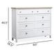 Windmill Harbour White Whisp and Sand 8 Drawer Dresser