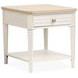 Echo Isles Sea Pearl and Driftwood Rectangular End Table