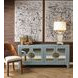 Opal Painted Light Blue 4 Door Buffet