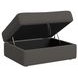 Harleigh Ash Upholstered Square Storage Ottoman