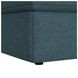 Harleigh Teal Upholstered Square Storage Ottoman