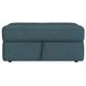 Harleigh Teal Upholstered Square Storage Ottoman