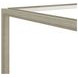 Glaze Bezel Square Glass Top End Table