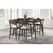 Rex Walnut 60" Rectangular Counter Height Dining Table
