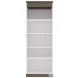 Orion White And Walnut Grey 30" Shelving Unit