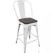 Oregon White High Back Counter Stool Set of 2