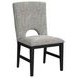 Salem Gray Upholstered Dining Side Chair Set of 2