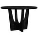 Salem Black 52" Round Counter Height Table