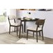 Rex Walnut 35" Guitar Pick Corner Dining Table