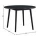 Willow Black 42" Round Dining Table