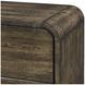 Rex Walnut 1 Drawer Open Nightstand