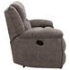 Buster Cabot Stone 90" Manual Reclining Sofa with USB Charging