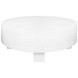 Oslo White Lacquer 42" Round Coffee Table