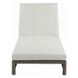 Salena Beige Upholstered Outdoor Lounge Chair