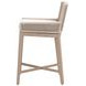 Overlay White Performance Fabric Outdoor Counter Height Stool