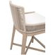 Overlay White Performance Fabric Outdoor Counter Height Stool