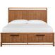 Everpine Honey Wheat Storage Panel Bedroom Set