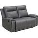 Gaston Gray Manual Reclining Living Room Set