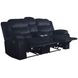 Willow Black 75" Console Loveseat with Dual Recliner