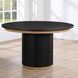 Magnolia 52" Black Round Dining Table