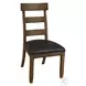 Ozark Mango Ladder Back Upholstered Side Chair Set of 2