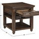 Oliver Brown Rectangular End Table