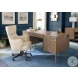 Bellini Beige Leather Tilt Swivel Executive Chair