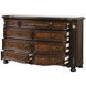 Bella Notte Brown Upholstered Sleigh Bedroom Set with USB Charging