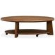 Tanner Tawny Brown Oval Cocktail Table