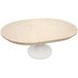 Echo Isles Sea Pearl and Driftwood 72" Extendable Oval Dining Table