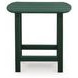 Karson City Green Outdoor Rectangular End Table