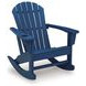 Sundown Treasure Blue Outdoor Rocking Chair