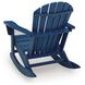 Sundown Treasure Blue Outdoor Rocking Chair