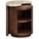 Mcpherson Burnt Umber Free Form Marble Top Nesting End Table