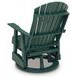 Hyland Wave Green Outdoor Swivel Glider Lounge Chair