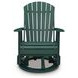 Hyland Wave Green Outdoor Swivel Glider Lounge Chair