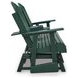 Hyland Wave Green 67" Outdoor Glider Loveseat
