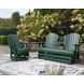 Hyland Wave Green Outdoor Swivel Glider Lounge Chair