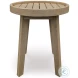 Bradstreet Bay Beige Outdoor End Table