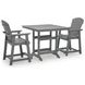 Ross Cove Dark Gray 42" Square Outdoor Counter Height Dining Room Set
