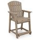 Sandy Dune Medium Brown Outdoor Bar Stool Set of 2