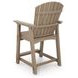 Sandy Dune Medium Brown Outdoor Bar Stool Set of 2