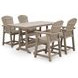 Sandy Dune Medium Brown 72" Rectangular Outdoor Counter Height Dining Room Set