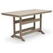 Sandy Dune Medium Brown 72" Rectangular Outdoor Counter Height Dining Room Set