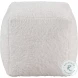 Celina Off White Pouf