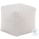 Celina Off White Pouf