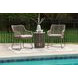 Monarch Heights Beige Performance Fabric 3 Piece Outdoor Conversation Set