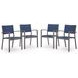 Point Bonita Gray 38" Square Outdoor Dining Room Set