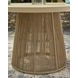 Ocean Park Beige 49" Round Outdoor Sintered Stone Top Dining Room Set