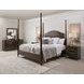 Asher Park Piano Brown King Poster Bed